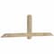Ekena Millwork Eugene Rough Sawn Timber Gable Bracket, Douglas Fir, 84"W x 24"H x 4"D x 4"F, 7/12 Pitch GBW084X24X0404EUG00RDF - alternate 2
